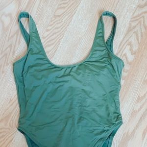 Army Green One Piece Swimsuit